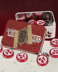 Fallout Bottle Cap Series Nuka Cola Cherry With Collectible Tin x 20 Caps