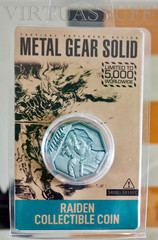 Fanattik Metal Gear Solid, Raiden Collectible Coin, Konami Limited to 5000, new!