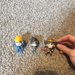 Overwatch Mini Figure Lot – Tracer & McCree/Cassidy & pharah cute but deadly