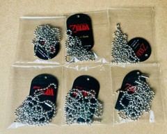 The Legend of Zelda Collectors Fun Box Enterplay Dog Tags Lot Of 6 Link Zelda