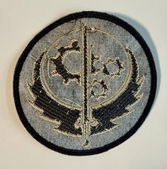 FALLOUT 4-BROTHERHOOD OF STEEL Military Rare Challenge Coin-Novelty Coin & Patch