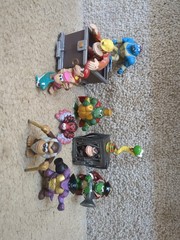 Donkey Kong Country 1 2 Painted Keshi Figure Diddy Dixie King K Rool Cranky Kong