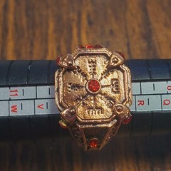 God Of War RING Kratos Greek Mythology Game Mens Jewelry Cosplay Novelty Ring