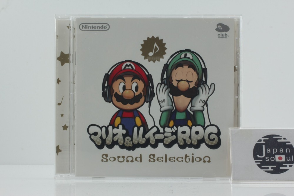 Mario & Luigi RPG Sound Selection CD Club Nintendo NTD-17189 From JAPAN
