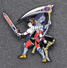 Hades Game Zagreus Prince of the Underworld Thanatos Death Incarnate Enamel Pin
