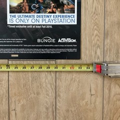 DESTINY The Taken King HUGE Video Game Store Display Sign 33×48 Bungie PS4 Promo