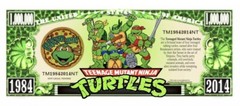 Pack of 10 TMNT Ninja Turtles 1 Million Dollars Collectible Novelty Money