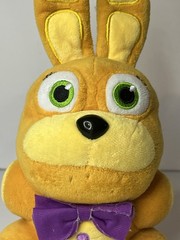 FNAF Five Night’s At Freddy’s Spring Bonnie Plush *Read Description Has Damage*