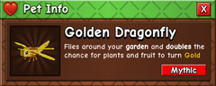 Grow A Garden 2 | Pets,& Bundles| Fast and Reliable | Pet Golden Dragonfly