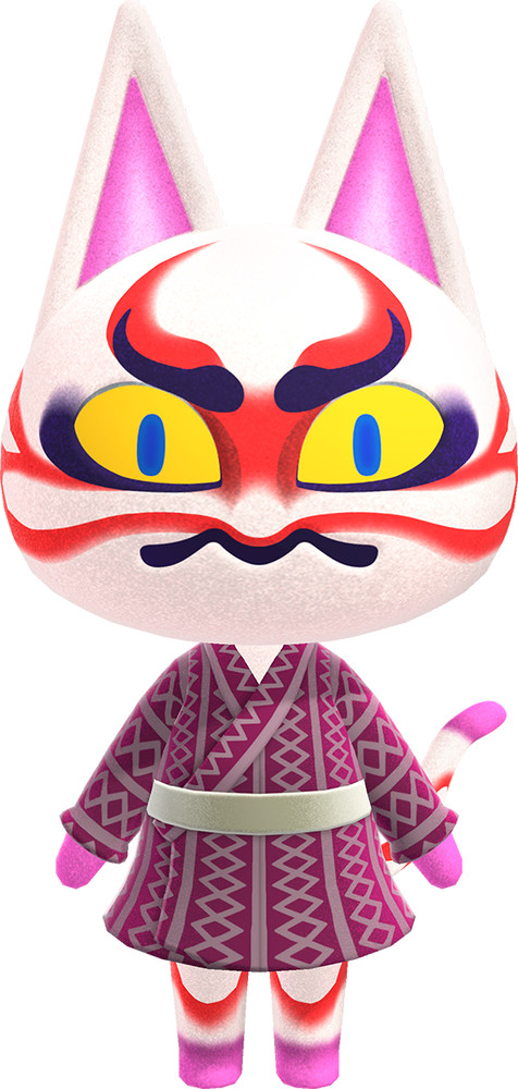 Kabuki Animal Crossing New Horizons Amiibo NFC Card – Or Any Character You Want