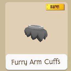 Animal Jam MOBILE Grey Furry Arm Cuffs (FAST DELIVERY) (READ DESCRIPTION FIRST)