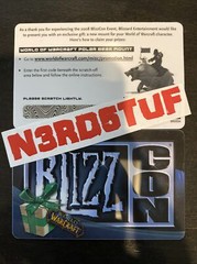 BLIZZCON 2008 08 World Of Warcraft POLAR BEAR LOOT CARD Big Blizzard Bear MOUNT