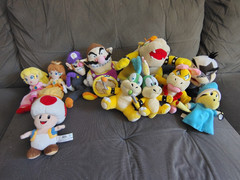 Super Mario Plush Set. Kupalings + Toadstool Residents