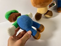 Super Mario Plush Lot 3pc 2 Luigi & 1 Goomba Nintendo Collectible Toy Set