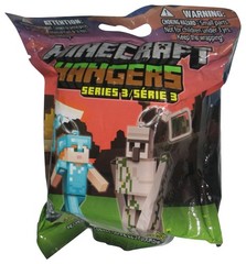 Minecraft Hangers Jinx (2016) Backpack Mystery Blind Clip On Charm Keychain – (1
