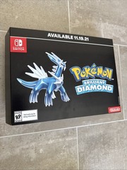 Pokémon Brilliant Diamond Dialga Nintendo Switch Store Display Promo Poster 12×9