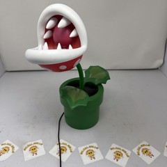 Super Mario Bros. 13” Piranha Plant Poseable Desk Lamp Light Nintendo