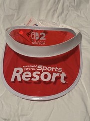 SDCC 2026 Nintendo Switch Sports Resort Clear Plastic Visor Polyester New