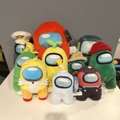 10 Among Us Exclusive Plushies Collection used good condition 👍