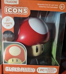 Paladone Icons Super Mario Super Mushroom Light Nintendo Night Lamp