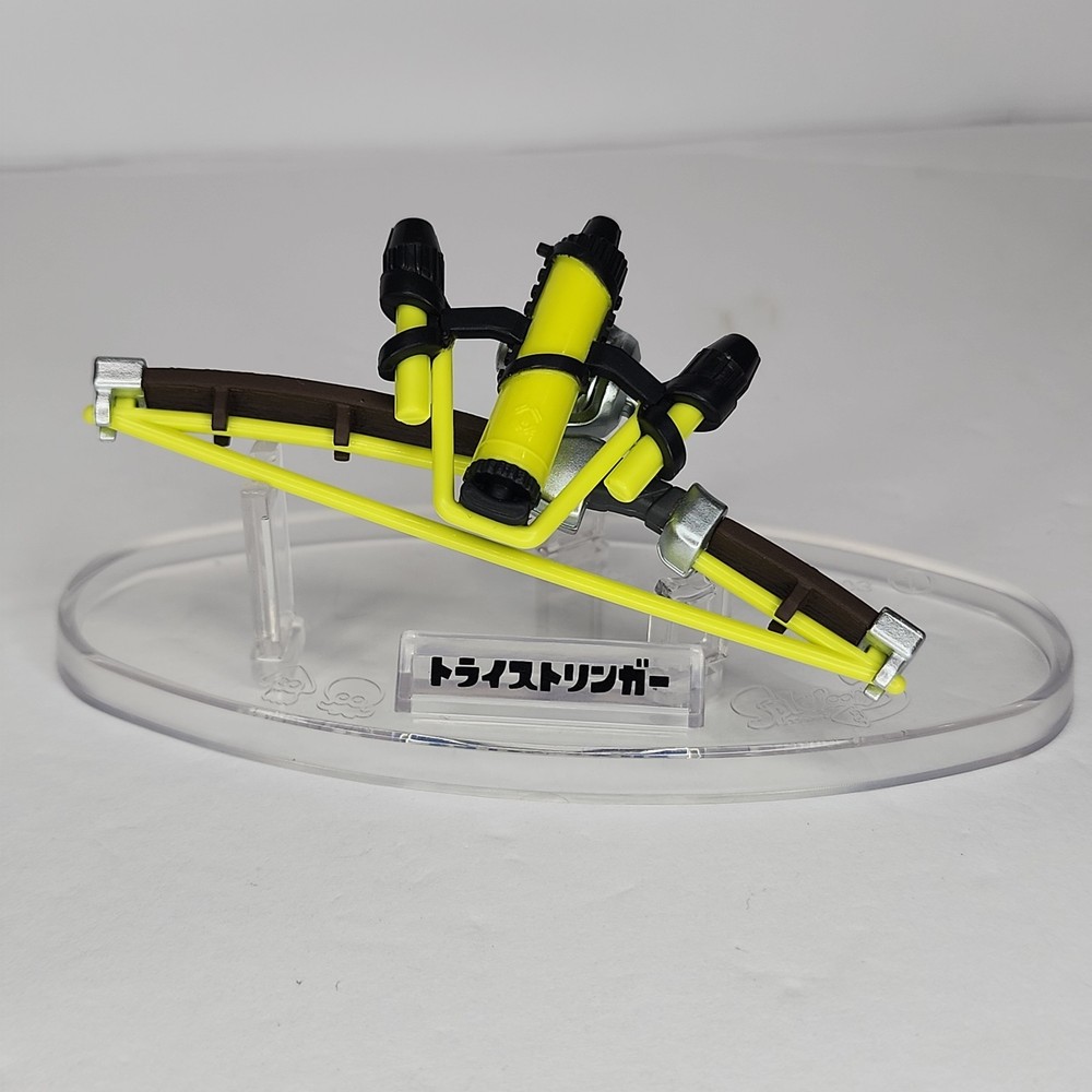 2023 Splatoon 3 Buki Weapons Collection #2 Tri-Stringer Yellow Ink Mini Replica
