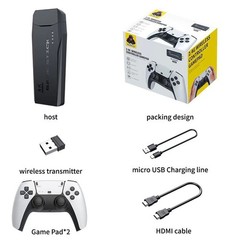 HD 4K TV Double Controller Gamepad Retro Home Game Console Family Gaming Player