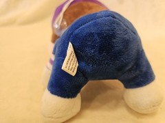 Bootleg/Knockoff Baby Luigi Mario Purple & Blue Unbranded Plush 9”