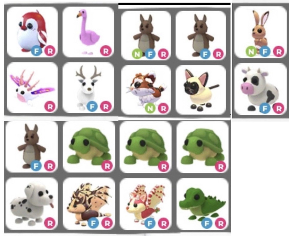18 Mid-tier adopt me virtual pets!! Good sale! :D