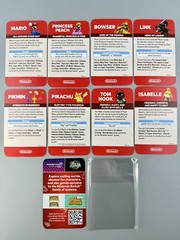 Princess Peach Showtime Sticker Sheets Mario Luigi Bowser Patches Cards Daisy +