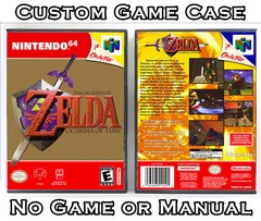 Legend of Zelda: Ocarina of Time – Nintendo 64 N64 Custom Case *NO GAME*