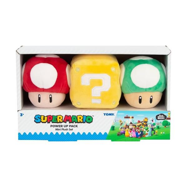 Club Mocchi Mocchi 3Pk Super Mario Mini Power Up Figures