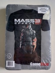 GameStop Exclusive Mass Effect 3 Large L Promo Shirt Sealed