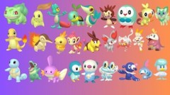 All Starter Pokémon 1-9 Shiny Perfect Ivs.