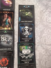 Gears Of War 4 – 9x Collectable Cards With Unused In-Game Codes