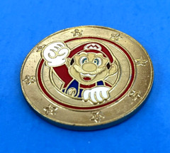 Super Mario ~ Frankford Candy Gold Color Coin/Token ~ Nintendo ~ Collectible