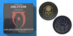 The Elder Scrolls IV Oblivion Dark Brotherhood Medallion Coin Figure Collectible