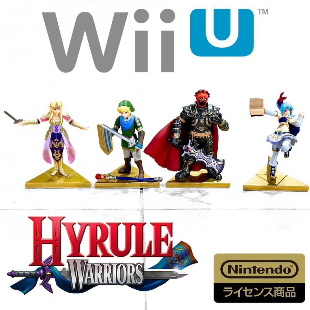 Zelda Musou Hyrule Warriors Stand Figure Set of 4 Japan Import Link Zelda Lana