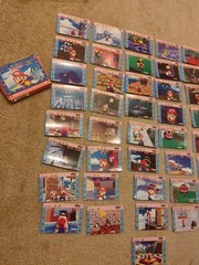 Super Mario 64 Japan Cards 1998 Nintendo Rare Figure Prize Case NEAR COMPLETE