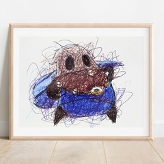 Cloth Ballpoint Pen Print, hollow Knight Art Poster