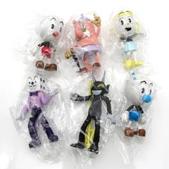 6pcs Set Cuphead Mughead Action Figure Toys