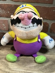 Nintendo Video Game Super Mario Party 5 Wario Plush 8″ Sanei Hudson 2003 Rare