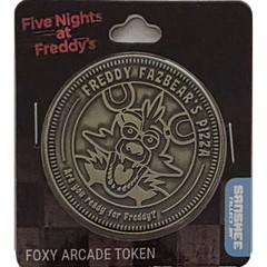 Sanshee Five Nights At Freddy’s Fazbear’s Pizza 1987 FOXY Arcade Token Coin