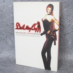 DEVIL MAY CRY Graphic Edition w/Poster PS2 Art Fan Book 2001 KD18 SeeCondition