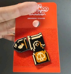 Super Nintendo World Bullet Bill 8bit Enamel Pin Slider Universal Studios Japan