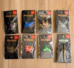 The Legend of Zelda Pins complete Set of 8 Nintendo Japan Ocarina Korok