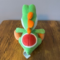 San-Ei Super Mario Yoshi Plush Green Orange Nintendo 8 Inch 2017