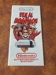 Rare! New old stock vintage 1992 Nintendo NES Video Game Catalog Spanish NOS