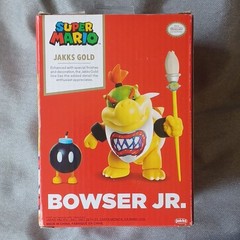 JAKKS Pacific JAKKS Gold Super Mario Bowser Jr. w/ Paint Brush Bob-omb