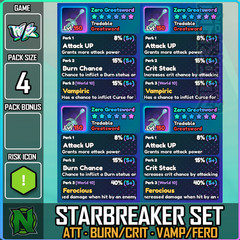 Roblox World Zero WZ – 4 PACK – STARBREAKER SET – 4 GREATSWORDS – VAMP/FERO