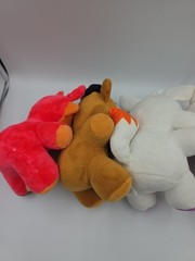 Five Nights at Freddy’s Plush Lot of 5 FNAF Helpy Freddy Foxy White Pink Fox GUC